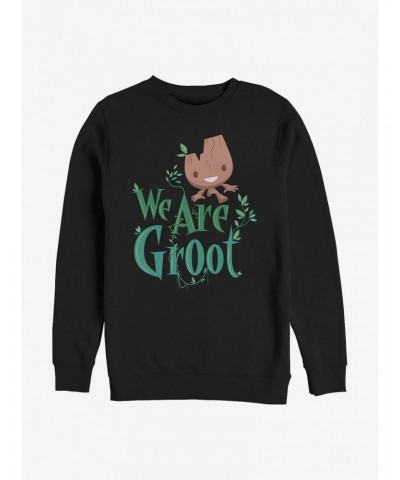 Marvel The Guardians Of The Galaxy Groots World Crew Sweatshirt $18.45 Sweatshirts