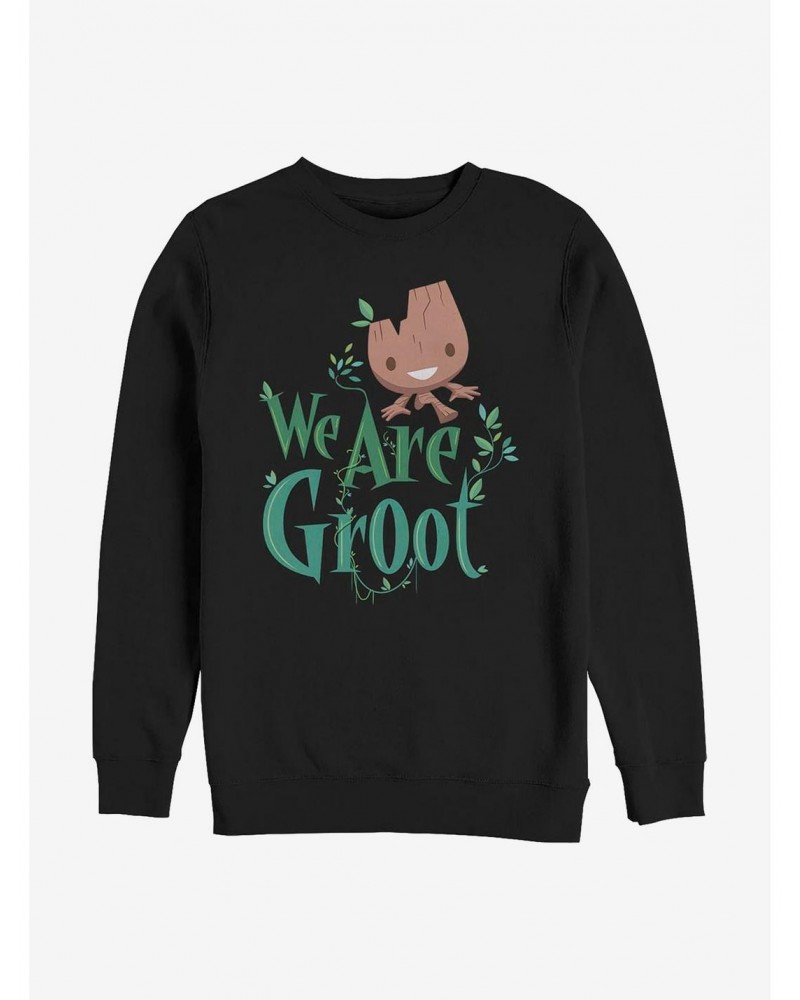 Marvel The Guardians Of The Galaxy Groots World Crew Sweatshirt $18.45 Sweatshirts