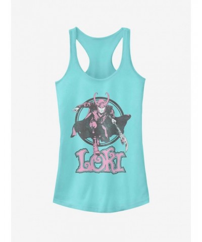 Marvel Loki Pretty In Pink Girls Tank $10.96 Tanks