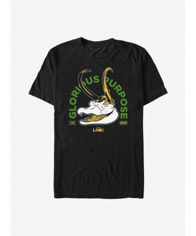 Marvel Loki Gator Loki Glorious Purpose T-Shirt $10.04 T-Shirts