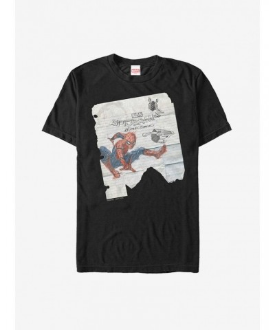 Marvel Spider-Man Homecoming Notepad Sketch T-Shirt $11.23 T-Shirts