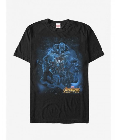 Marvel Avengers: Infinity War Thanos Starry Sky T-Shirt $10.99 T-Shirts