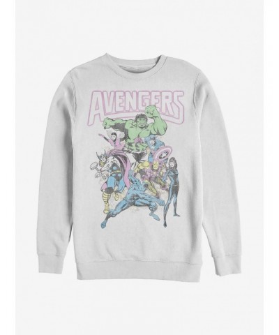 Marvel Avengers Group Crew Sweatshirt $15.50 Sweatshirts