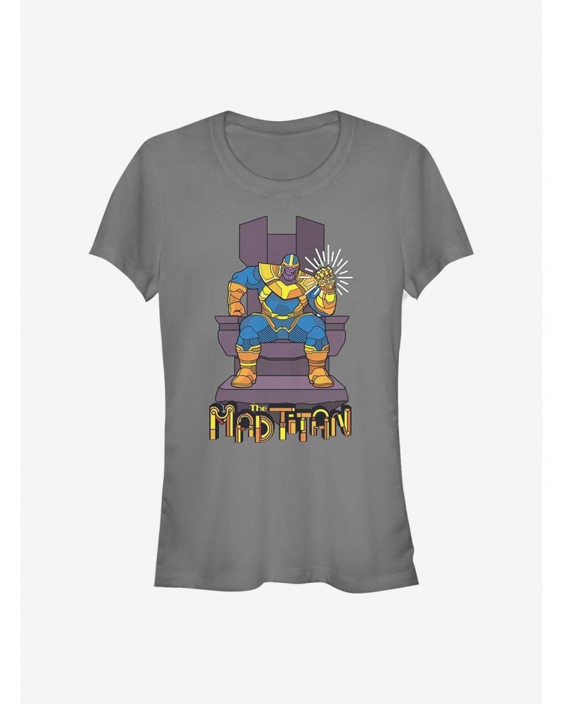 Marvel Avengers Titan Throne Girls T-Shirt $10.96 T-Shirts