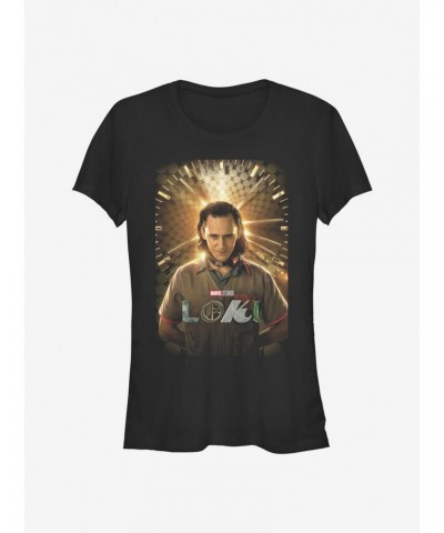 Marvel Loki Poster Girls T-Shirt $8.72 T-Shirts