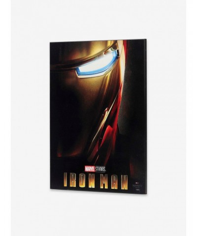 Marvel Iron Man Movie Poster Framed Wood Wall Decor $16.73 Décor