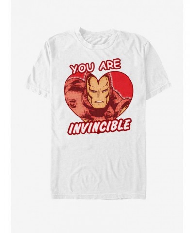 Marvel Ironman Invincible Heart T-Shirt $11.71 T-Shirts