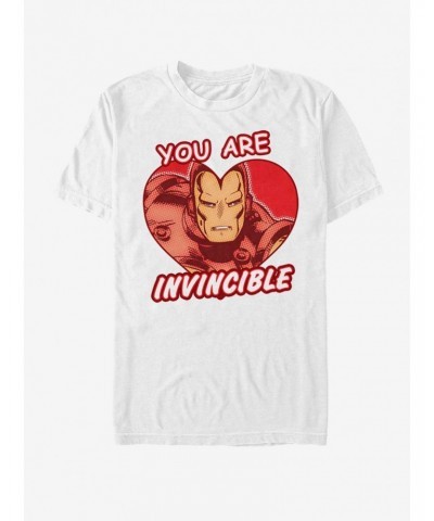 Marvel Ironman Invincible Heart T-Shirt $11.71 T-Shirts