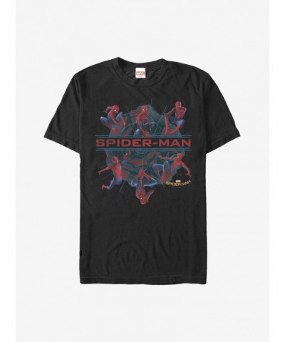 Marvel Spider-Man Homecoming Poses T-Shirt $10.99 T-Shirts