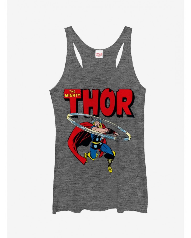 Marvel Mighty Thor Hammer Swing Girls Tanks $11.91 Tanks