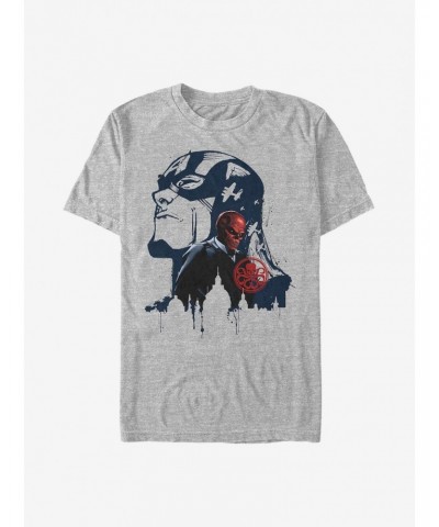 Marvel Captain America Skull End T-Shirt $10.04 T-Shirts