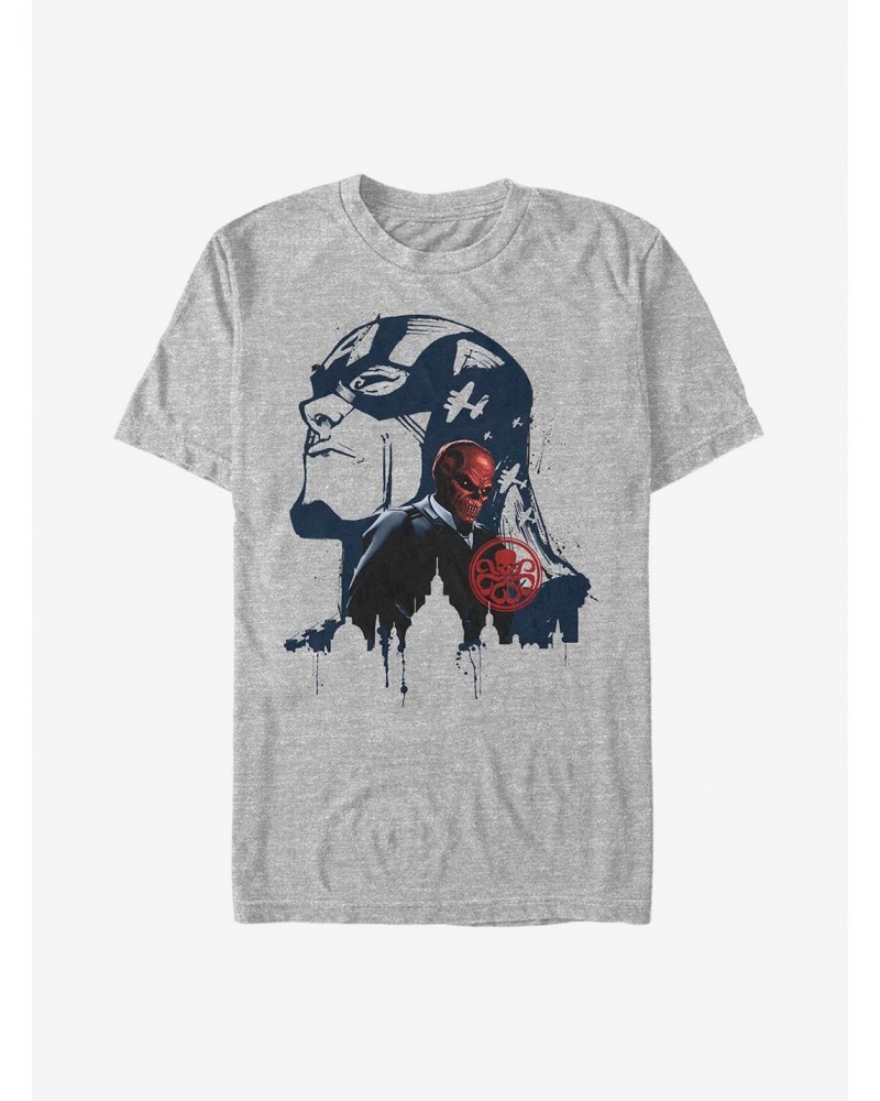 Marvel Captain America Skull End T-Shirt $10.04 T-Shirts