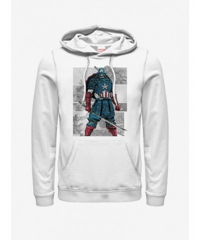 Marvel Captain America USA Samurai Hoodie $17.06 Hoodies