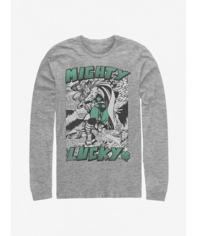 Marvel Thor Mighty Lucky Thor Long-Sleeve T-Shirt $13.16 T-Shirts