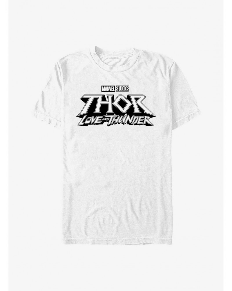 Marvel Thor: Love And Thunder Logo T-Shirt $10.28 T-Shirts