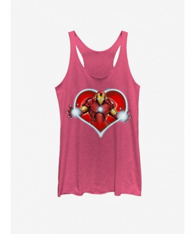 Marvel Iron Man Iron Heart Blast Girls Tank $10.62 Tanks