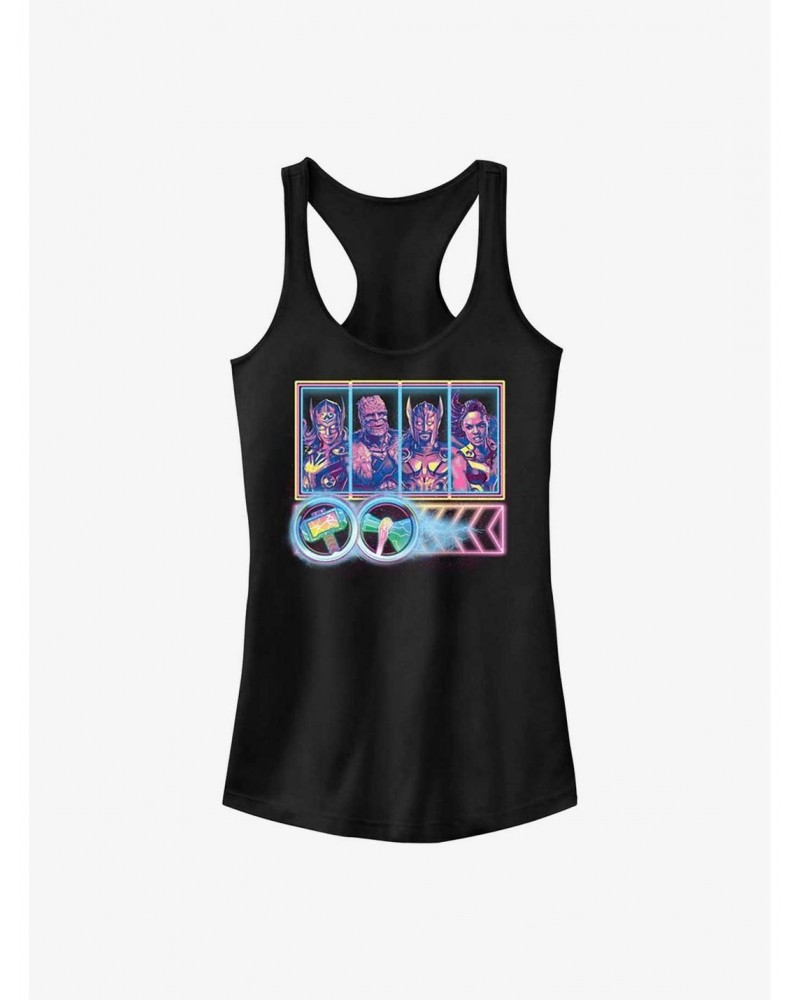 Marvel Thor: Love and Thunder Neon Thunder Love Girls Tank $8.72 Tanks