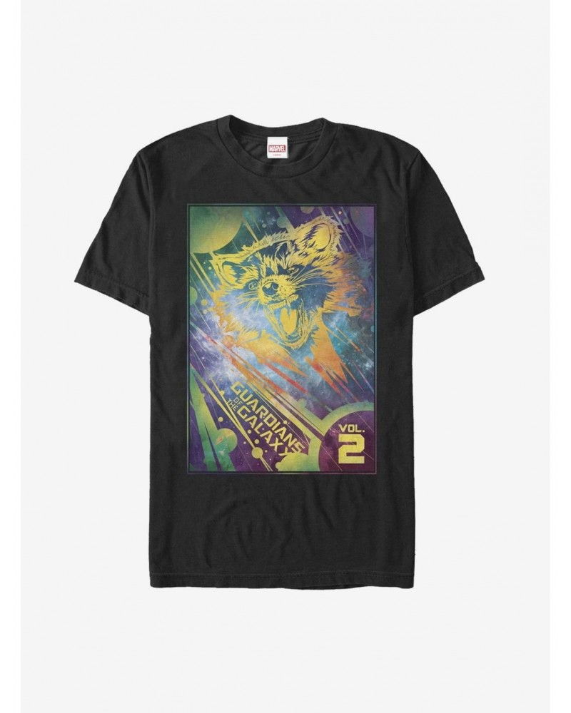 Marvel Guardians of the Galaxy Vol. 2 Rocket Space T-Shirt $10.52 T-Shirts