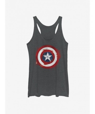 Marvel Captain America Spray Logo Girls Tank $11.91 Tanks