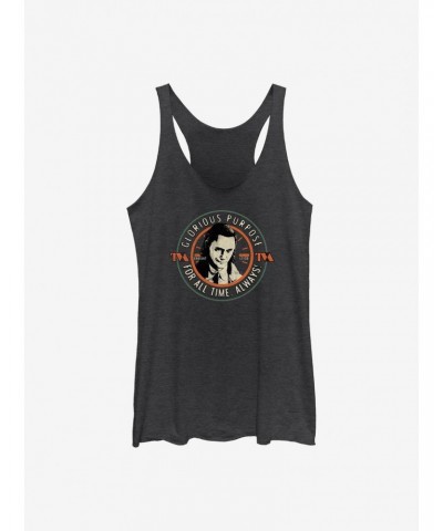 Marvel Loki Glorious Purpose For All Time Girls Tank $12.17 Tanks