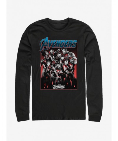 Marvel Avengers: Endgame Group Shot Long-Sleeve T-Shirt $12.50 T-Shirts