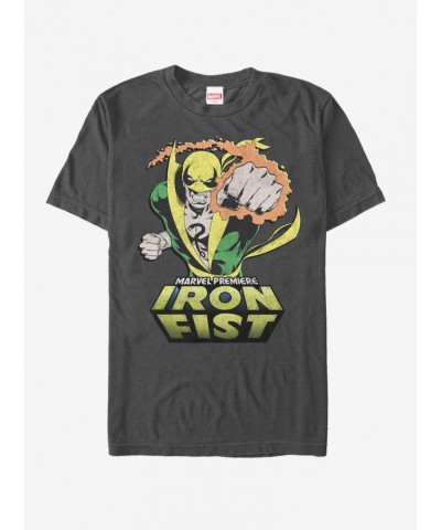 Marvel Iron Fist Punch T-Shirt $10.04 T-Shirts