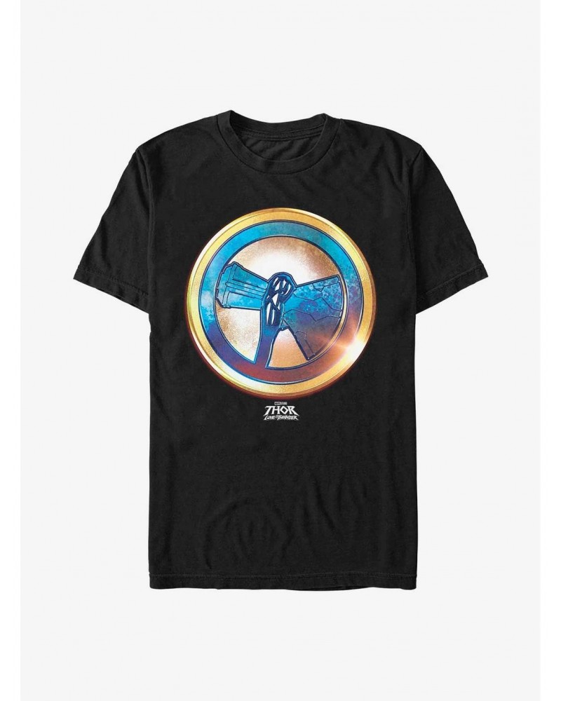 Marvel Thor: Love And Thunder Stormbreaker Gold T-Shirt $8.84 T-Shirts