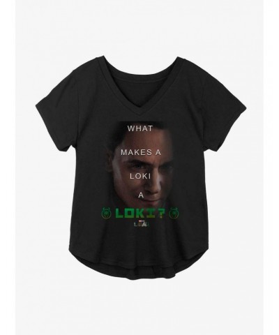 Marvel Loki What Makes A Loki Girls Plus Size T-Shirt $10.40 T-Shirts
