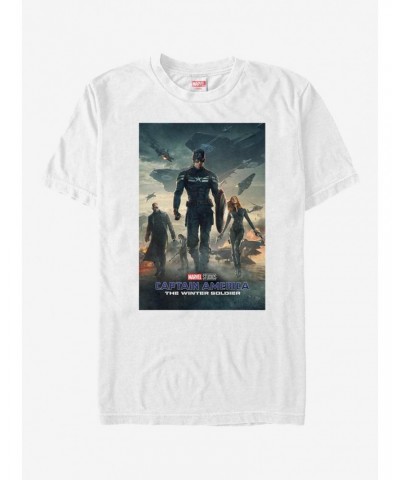 Marvel Captain America Winter Soldier Poster T-Shirt $8.60 T-Shirts