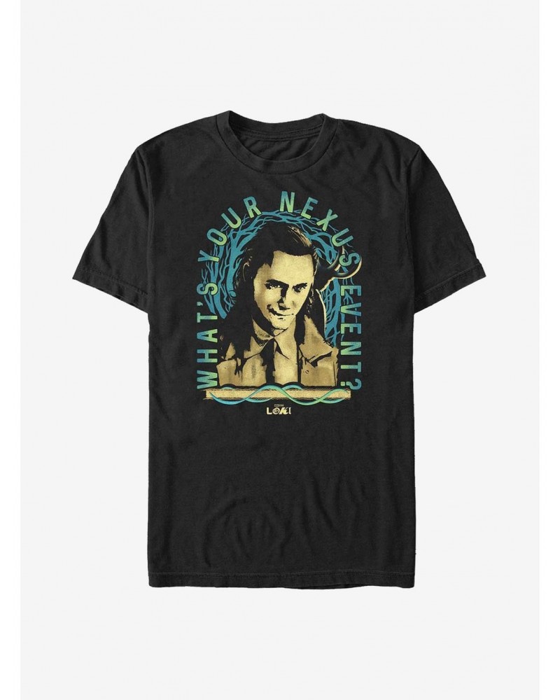 Marvel Loki What's Your Nexus Event? Frame T-Shirt $11.95 T-Shirts