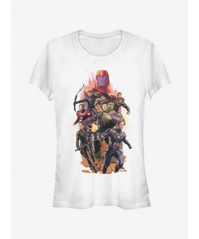 Marvel Avengers: Endgame Final Battle Girls T-Shirt $12.45 T-Shirts
