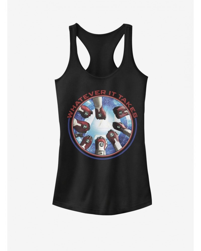 Marvel Avengers: Endgame Avengers Hands Girls Tank $8.96 Tanks