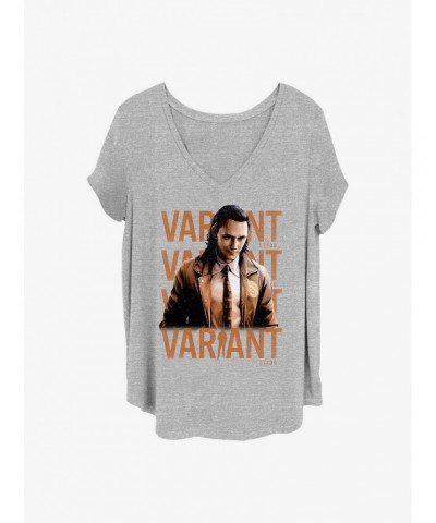Marvel Loki Variant Poster Girls T-Shirt Plus Size $13.87 T-Shirts