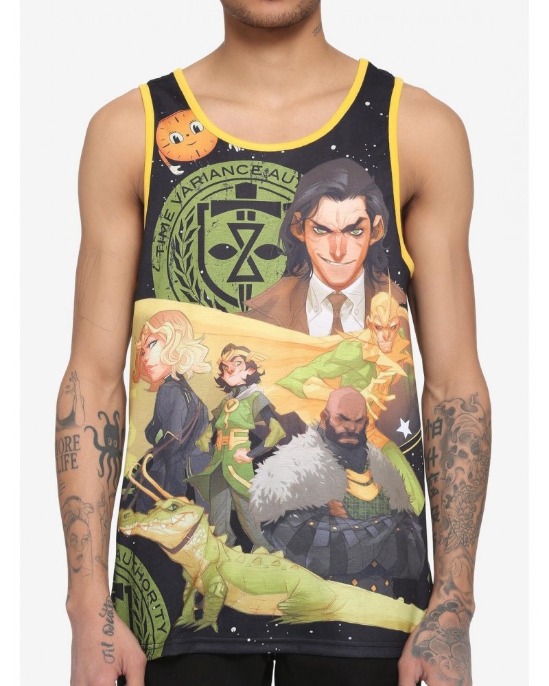 Marvel Loki Sublimated Tank Top $5.16 Tops