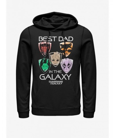 Marvel Guardians of the Galaxy Best Galaxy Dad Hoodie $19.31 Hoodies