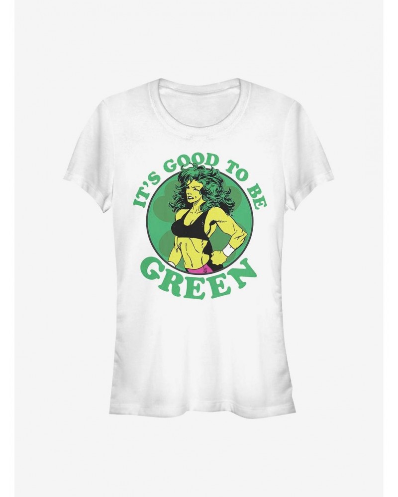 Marvel The Hulk She Hulk Green Girls T-Shirt $12.45 T-Shirts