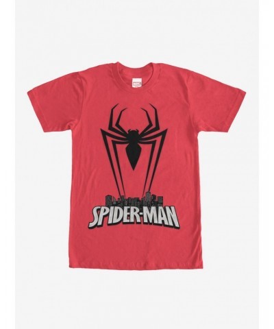 Marvel Spider-Man Spider Silhouette T-Shirt $9.08 T-Shirts