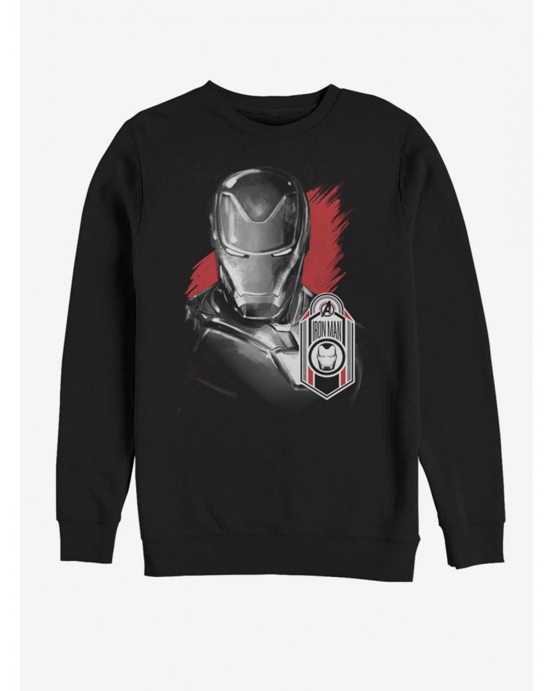 Marvel Avengers: Endgame Iron Man Tag Sweatshirt $14.39 Sweatshirts