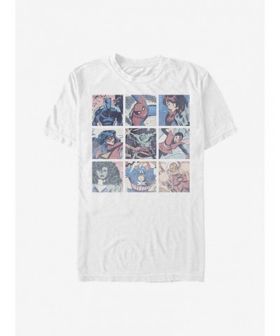 Marvel Avengers Hero Boxes T-Shirt $9.80 T-Shirts