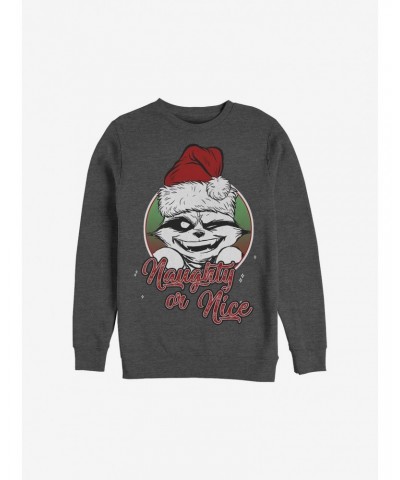 Marvel Guardians Of The Galaxy Rocket Greetings Holiday Sweatshirt $14.39 Sweatshirts