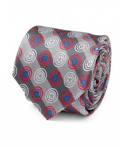 Marvel Captain America Shields Grey Stripe Men's Tie $12.06 Ties