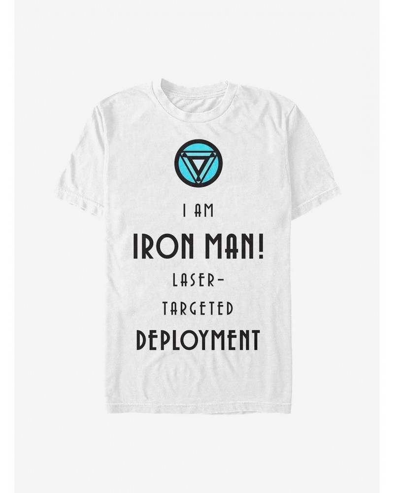 Marvel Iron Man Iron Deployment T-Shirt $9.56 T-Shirts