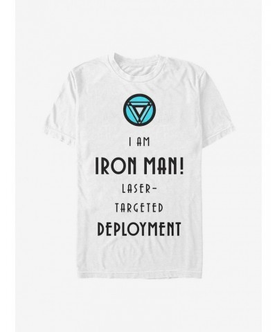 Marvel Iron Man Iron Deployment T-Shirt $9.56 T-Shirts