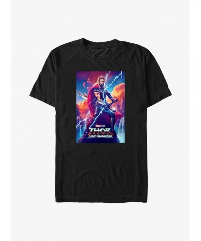 Marvel Thor: Love and Thunder Asgardian Movie Poster T-Shirt $9.32 T-Shirts