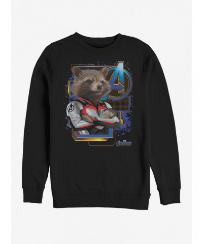 Marvel Avengers: Endgame Space Rocket Sweatshirt $11.44 Sweatshirts