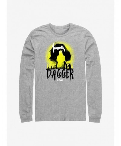 Marvel Loki Love Is A Dagger Long-Sleeve T-Shirt $9.87 T-Shirts