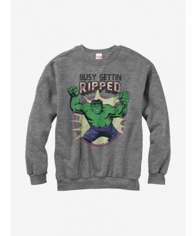 Marvel Hulk Getting Ripped Girls Sweatshirt $13.28 Sweatshirts