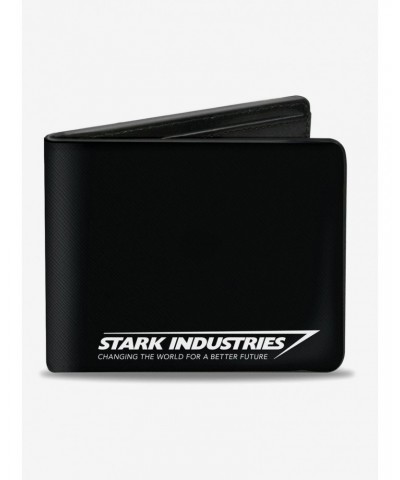 Marvel Iron Man Stark Industries Changing World for a Better Future Bifold Wallet $10.24 Wallets