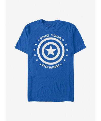 Marvel Captain America Captain Power T-Shirt $10.52 T-Shirts