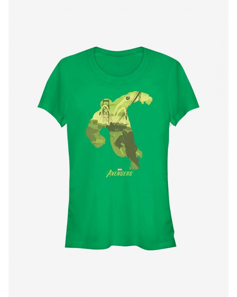 Marvel The Hulk Scene Girls T-Shirt $9.71 T-Shirts